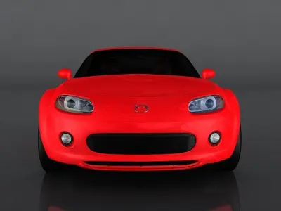 Mazda MX-5 Roadster Low-poly 3D model