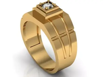 man ring 3D print model