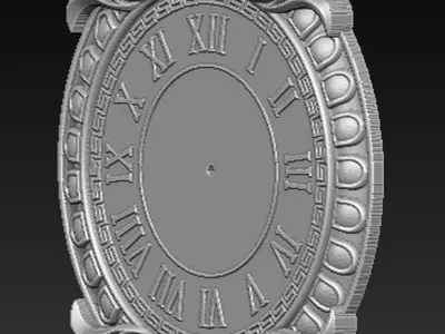 Wall clock 1 3D model 3D print model