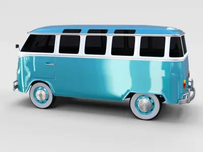 VW Bus Mk 1 rev 3D model