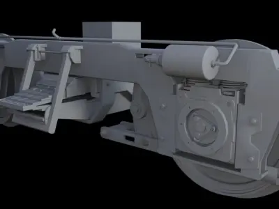 Southern Norfolk Bogie - truck 3D model