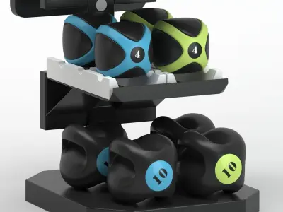 Gym ESCAPE RACK 3D model