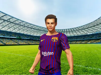 Cristiano Ronaldo 3D model