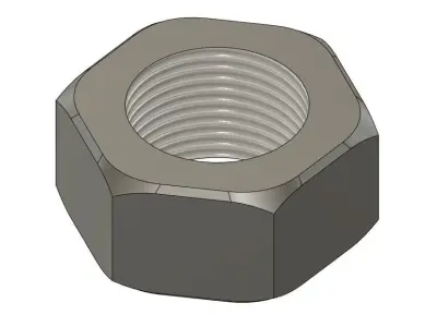 Bolt - 3D Model square 3D print model