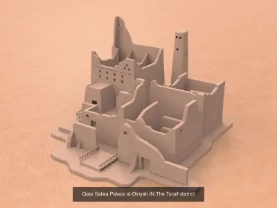 Saudi Arabia Landmarks Collection for 3D Printing  