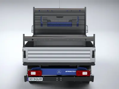 Mercedes-Benz Sprinter Pickup short 2025 3D model
