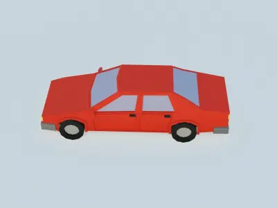 Car  1 - Low Poly Free 3D model