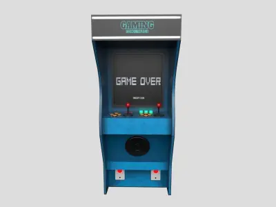 Arcade Games Low-poly 3D model