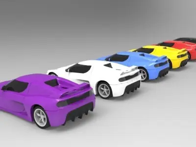 Brandless Car 1 3D model