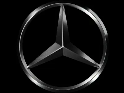 MERCEDES LOGO 3D model