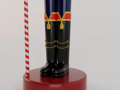 Toy Soldier Low-poly 3D model