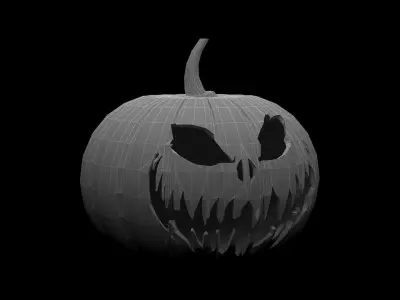 Halloween pumpkin 3D model