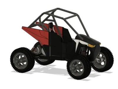 Eletric buggy 3D model