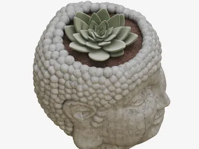 Buddha head  3D model