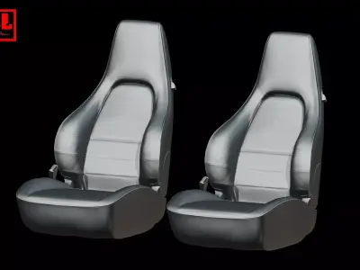 Porsche seats 3D print model