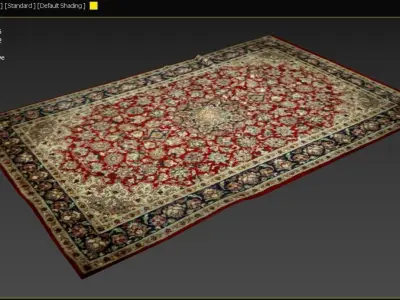 classic rug 3D model purchase