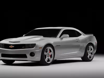 2010 camaro Rigged Low-poly 3D model