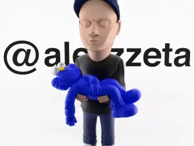 Kaws Authors Brian Donnelly for Print 3D print model