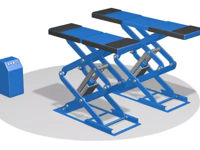Car Lift R3  3D model