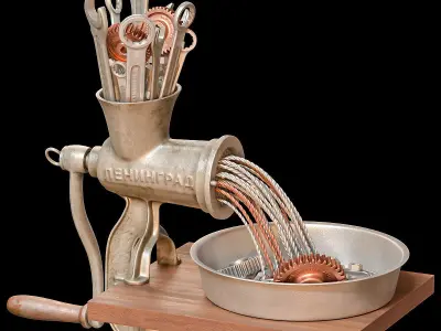 Decorative set for the workshop 3D model