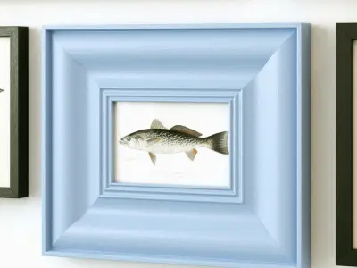 Vintage gallery wall 3D model