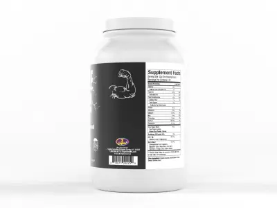Protein Powder 3D model