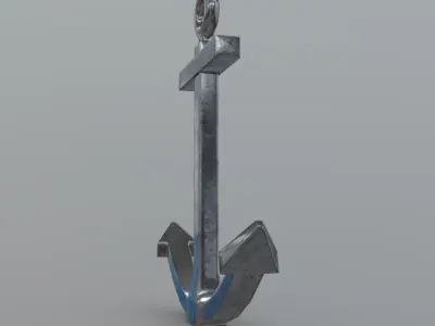 CC0 - Anchor Free low-poly 3D model