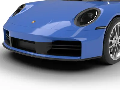 Porsche 911 Carrera 2025 3d model  3D model