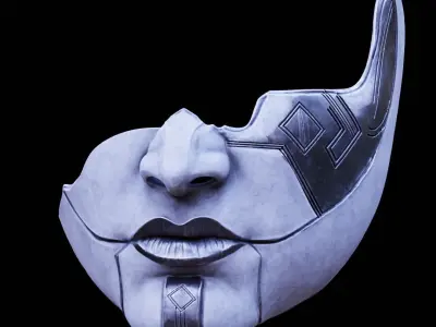 ALICIA MASK - Clair Obscur Expedition 33 Fan Art -  3D Print  3D print model