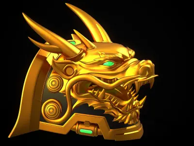 Dragon Shoulder Files 3D model