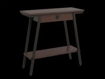Modern Hall Console Table Low-poly 3D model