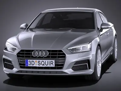 Audi A5 Sportback 2017 3D model