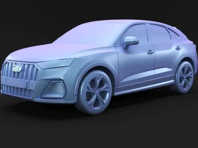 German sport SUV 3D model
