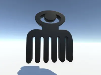 121 Adinkra Symbols - West African Symbols 121 Symbols 3D FBX  3D model