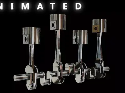 Engine Piston 3D model