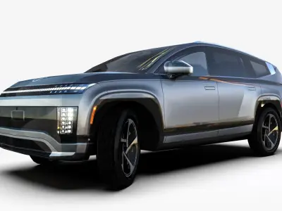 Hyundai ioniq 9 2026  NEW  Low-poly 3D model