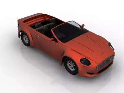 Car Model No 2 Low-poly 3D model