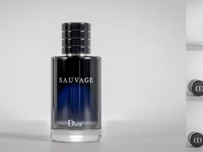 Dior Sauvage 100ml perfume Bottle 3D model