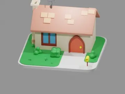 House 3D model 5