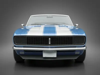 1968 Chevrolet Camaro RS Convertible 3D model