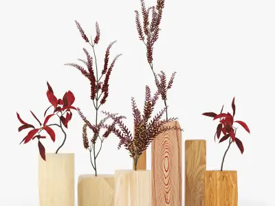 Wood decor 3D model order