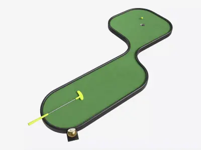 Miniature Golf Course 07 3D model