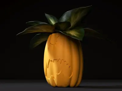Pumpkin pots 2 3D print model