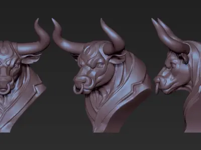 Toros Portrait 3D print model