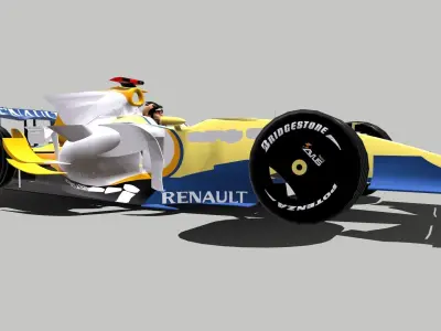 F1  Formula car 3D model