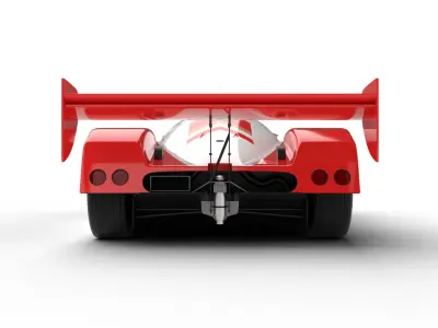 Nissan R90CK Cabin Racing 1990 3d model 3D model