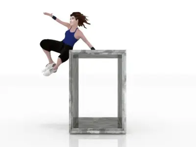 Partkour  sport extream people  3D print model