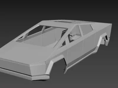 Tesla CyberTruck 3D print model
