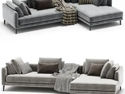 CORAAC 2191 DellaRobbia Sofa 3D model