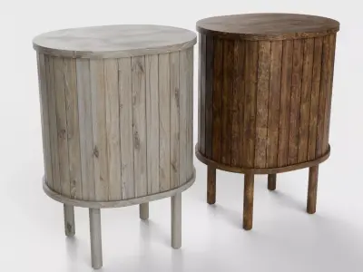 Bedside table 3D model purchase
